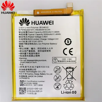 Prvotne Pravi 3000mAh HB366481ECW Za Huawei p9/p9 lite/čast 8 / 5C /p10 lite/p8 lite 2017 /p20 lite/čast 9i baterije