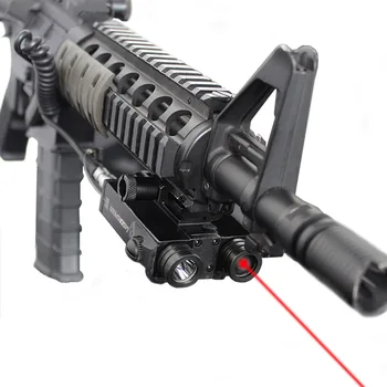 Taktično Vojaško Puško, Pištolo Svetlobe z Zeleno Lasersko polju za Picatinny Železniškega Puške, Airsoft, Lov Pištole AR15 M16