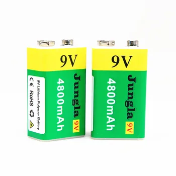 Visoke Zmogljivosti podatkovnega kabla USB je Baterija 9V 4800mAh Li-ionska Baterija za Polnjenje USB Litijeva Baterija Za Igrače, Daljinsko upravljanje Dropshipping
