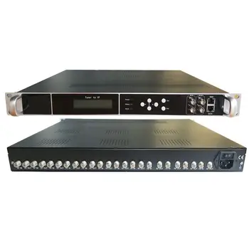 12 RF-radijska frekvenca (DVB-S2 / C / T 2/ ATSC / ISDB、DTMB) za IP, ASI, DVB kodo tok sprejemnik sprejemnik digitalni sprejemnik TV prehod