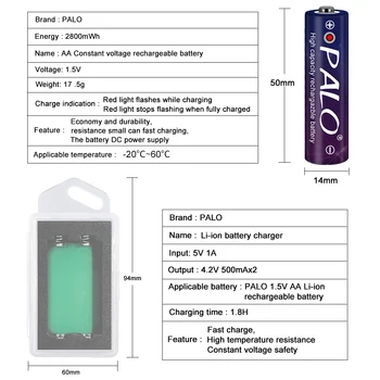AA + AAA AA 1,5 V 2800mWh/1,5 V AAA 900mah Li-ionska baterija svetilka igrače watch MP3 predvajalnik 1,5 v litijeve baterije aa