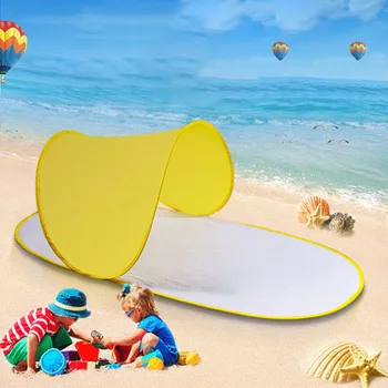Otrok na Prostem Pop Up Plaži Šotor UV-zaščitna Samodejno Odpiranje Šotor Odtenek Ultralahkimi, Zložljiva Igra Travo Šotor 140*70*50 cm
