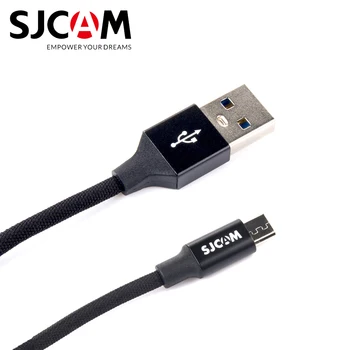 SJCAM Mikro USB za SINHRONIZACIJO Podatkov Kabel 1M Dolgo 2.0 Hitro Polnjenje za SJCAM SJ4000 SJ5000 M10 Serije M20 delovanje Fotoaparata za Mobilni Telefon