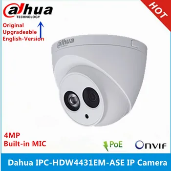 Dahua IPC-HDW4431EM-ASE kovinsko lupino H2.65 Built-in MIC WDR IR 50m 4MP IP Kamero zamenjajte IPC-HDW4433C-A poe fotoaparat