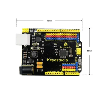Brezplačna Dostava !Keyestudio UNOR3 Uradni Upgrated Različica S Pin Header Vmesnik Za Arduino DIY