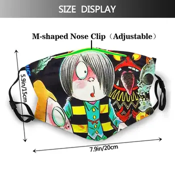 Gegege Ne Kitaro Usta Masko GeGeGe Yokai Manga Poklon Obrazno Masko Smešno Modni z 2 Filtri za Odrasle