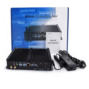 Industrijski pc Intel Corei7 8565U i5 8250U Namizje 5250U Win10 Linux i3 Minipc Intel NUC 4K HD RS232 RS485 Osebni Prenosni RAČUNALNIK