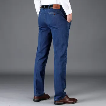 SHAN BAO klasičnih vezenje moške naravnost slim business casual hlače 2021 pomlad čisto nov luksuzni kakovostnega bombaža hlače