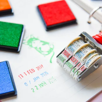 20pcs/set Multi-barvne Blazinic Žig Blazine, Igrače za Otroke DIY Obrti Scrapbooking Prst Risba, Slikarstvo Izobraževalne Igrače