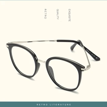Pro Acme Retro Okrogle Očala Okvirji Ženske Moški Kovinski Okvir Optičnega Stekla Jasno Očala, Okviri za očala PC1107