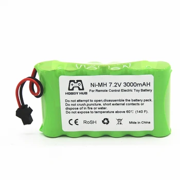 NI-Mh 7,2 V 3000mAH baterije AA Več svečke baterije za ponovno polnjenje pilas recargables 7,2 V velikosti 3000mAH za rc avto igrače orodja