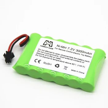 NI-Mh 7,2 V 3000mAH baterije AA Več svečke baterije za ponovno polnjenje pilas recargables 7,2 V velikosti 3000mAH za rc avto igrače orodja