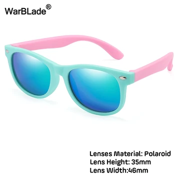 WarBlade Novo Polarizirana Otroci sončna Očala Moda Fantje, Dekleta, Otroci sončna Očala Silikonski UV400 Očala Baby Odtenki oculos de sol
