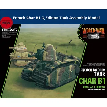 Meng Otroci WWT-016 francoski Char B1 Tank Q Edition Plastičnih Skupščine Model Kompleti