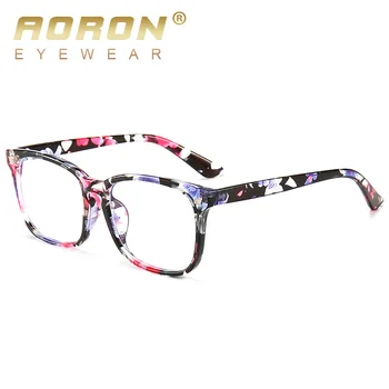 Aoron Nov Kvadratni Plastični Anti-Blue Light Anti-Sevanje Očala, Anti-Utrujenost Očala Anti-UV