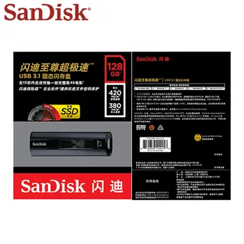 Original Sandisk Extreme Pro ssd Pogon usb USB USB 3.1 Pendrive 128GB 256GB Pomnilniški Ključek USB U Disk Naprava za Shranjevanje