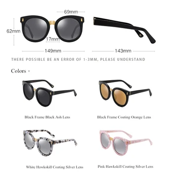 PARZIN Ženske sončna Očala Moških Polarizirana Modni Retro Okvir Očal Letnik Ščit Proti UV400 sončna Očala Klasičnih Oculos de sol