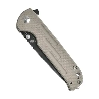 Kizer nož za preživetje pravosodje V4543N2 2020 nova zunanja nož rjava g10 ročaj visoke kakovosti flipper odpiranje ročno orodje