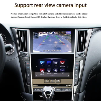 Brezžični Android-Auto CarPlay za Infiniti Q50 Q60 QX50 Q50L Android Navigacijske OEM 8 palčni Monitor