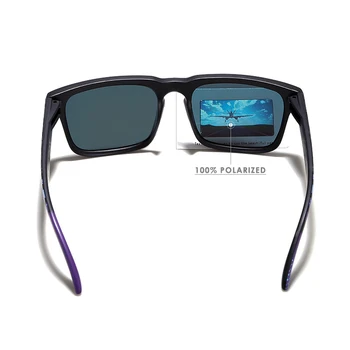 Polarizirana Sončna Očala Moških Klasičnih Kvadratnih Unisex Sončna Očala Ken Block Z Originalno Polje Vesel 43 Leča