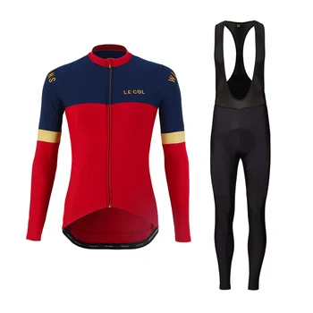 LECOL 2020 Zimsko Kolesarjenje Oblačila za Moške Dolg Rokav Flisa Kolesarski Dres Udobno Ropa Ciclismo Invierno Windproof MTB