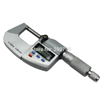 0-25 mm*0.001 mm IP65 vode, ki so dokaz digitalni mikrometer kaliper merilnik 0.001 mm Merjenje debeline merilnik Orodja
