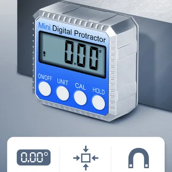 360° Mini Digital Merilnikom. Visoko Natančnost Elektronske Goniometer Inclinometer Digitalni Nivo Kota Finder Meritev Kota Polje