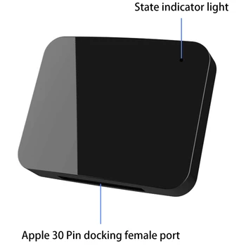 VAORLO 30Pin za Brezžični Bluetooth 5.0 Sprejemnik Avdio Adapter za iPod Za iPhone 30 Pin-Dock priključek za Razširitveno Postajo Zvočniški Adapter