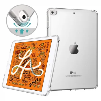 Novo Kristalno Jasno Tablet Coque za Apple iPad 10.2 2019 Primeru Anti-spusti Shockproof TPU funda za novi iPad 10.2 Pokrov