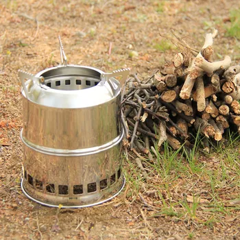 Zunanji drva, štedilnik glavo piknik nerjavečega jekla žar peči lesa ogljikovih premog trdna alkohola ogrevanje ogenj javor prenosni