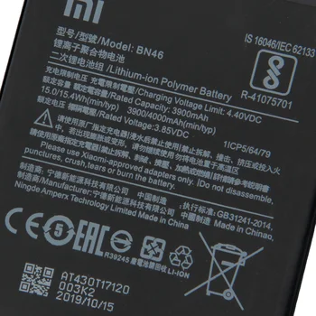 Xiao Mi Originalne Nadomestne Baterije Telefona BN46 Za Xiaomi Redmi7 Redmi 7 Note6 Opomba 6 Opomba 8 Note8 Opomba 8T 4000 mah + Brezplačna Orodja