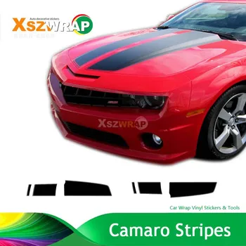Saje Camaro Racing Stripes Chevy Decals Kapuco Strešni Prtljažnik Kit Pro Motornih Proge, Po Meri Narejene Nalepke