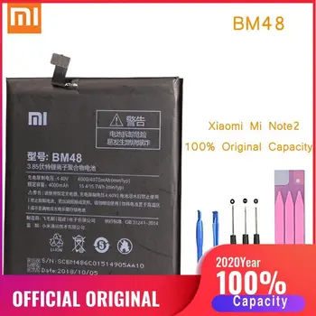Original Baterija Telefona za Mi Note2 Baterije Xiaomi Mi Opomba 2 BM48 Baterije Xiomi bateria za Xiaomi Note2
