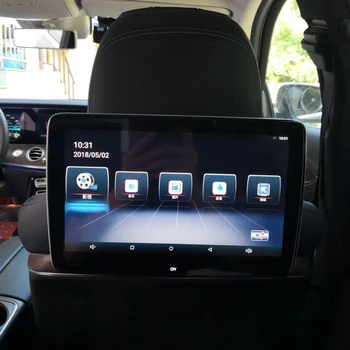 2020 Nov Avto Namenske UI slog LCD Android 9.0 Sistem Vzglavnik S TV Monitor Za Mercedes GLE Razred Zadnji Sedež Z jack