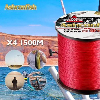 Odporne dolgo vrstico, pleteni laksa 1500M super 4Strand morske freashwater ribolov kabel online ribolov reševanje prodaje vrv