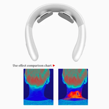Inteligentni Vratu in Nazaj Massager 4D Električni Impulz Brezžični Toplote Vratnega Vretenca se Sprostite Lajšanje Bolečin Zdravstvenega Varstva Magnetni Orodje