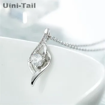 Uini-Rep vroče novih 925 sterling srebro ljubezen mikro-vdelan ogrlica korejski modni trend osebno obesek nakit GN465