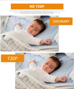 Brezžični Video Barve Baby 3.2 palčni Zaslon Visoke Ločljivosti Otroška Varuška Varnostne Kamere Night Vision Temperature, Spanje Monitor