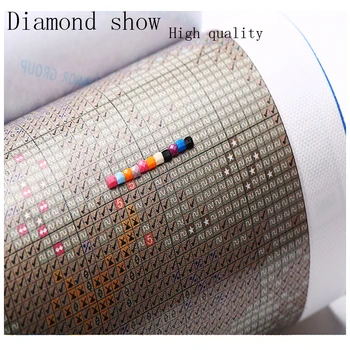 DIY 5D Diamanti Vezenje Modra Phoenix Zlati Phoenix celoten kvadratni Krog Diamond Slikarstvo živali Navzkrižno Šiv Kit Diamond Mozaik