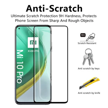 Mobilni Telefon Dodatki Stekla Za Xiaomi Mi 10T Pro Lite 10pro 10tpro Screenprotector Primeru Zaščite Xioami 10 T Glas Verre 9D