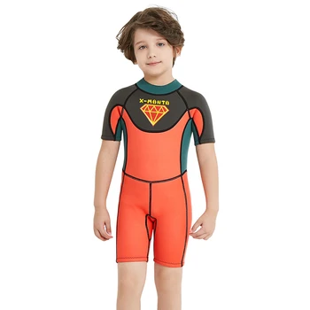 Childen Wetsuits 2,5 mm Neoprena, ki je Elastična, Plavanje, Surfanje Spearfishing Obleko Obleka Fantje Kopalke Equipent Potapljaške opreme 2020