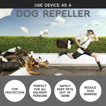 Hišni Pes Repeller Anti Skorja Stop Lubje Napravi za Usposabljanje Trener LED Ultrazvočni Anti Skorja Ultrazvočno Brez Baterije