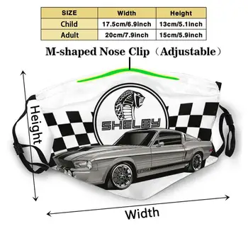 Ameriška Klasika Masko S Filtrom Shelby Muscle Car