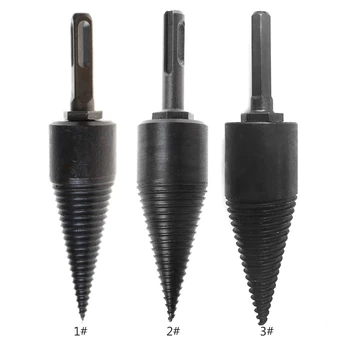 1 Kos Krog/Heksagonalna /Trikotni Steblom 32mm/42mm HSS Delilnik Drill Bit Split Cone Drill Bit