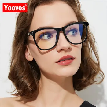 Yoovos Očala Ženske/Moški Klasičnih Očal Okvir Letnik Očala Za Ženske Modra Svetloba Okulary Retro Plastičnih Gafas De Hombre