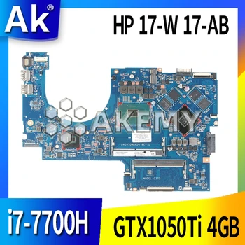 Prenosni računalnik z matično ploščo DAG37DMBAD0 G37D Za HP za PAVILJON 17-AB 17-W serije motherboard 915550-601 z 1050Ti 4GB i7-7700H