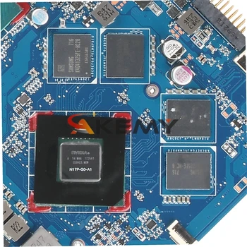 Prenosni računalnik z matično ploščo DAG37DMBAD0 G37D Za HP za PAVILJON 17-AB 17-W serije motherboard 915550-601 z 1050Ti 4GB i7-7700H
