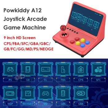 POWKIDDY A12 Retro Arkadna Palčko Igra Player 9 inch 32GB Quad-core CPU Simulator HDMI Video Igra Konzola, Vgrajen v 2000 Igre