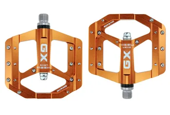GX ravno pedal Zaprti Bike Pedala CNC Aluminijasto ohišje Za Cesto, MTB Gorsko Kolo 3 Nosijo Kolesarska Pedala deli