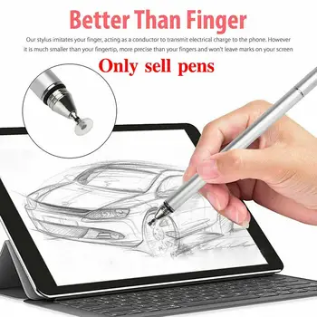 1PC Pisalo Za Pametne telefone 2 v 1 Dotaknite Pero za Samsung Xiaomi Tablet Zaslon Pero Tanke Risba Svinčnik Debele Zmogljivosti Pero